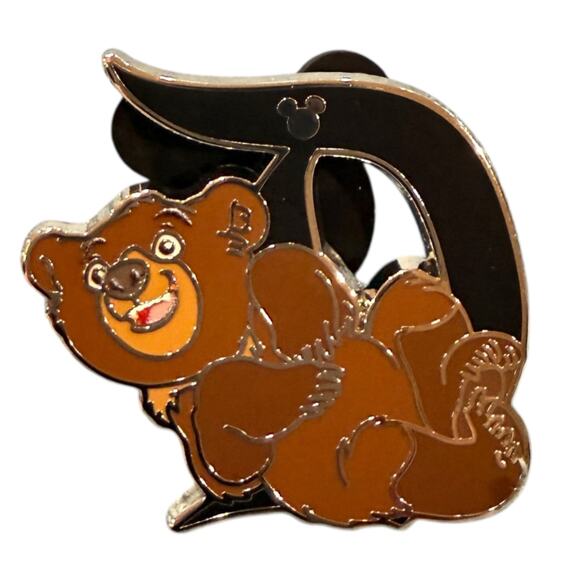 Disney Koda D Hidden Mickey 2025 Pin Disneyland Wave B DLR Brother Bear New - Picture 1 of 1